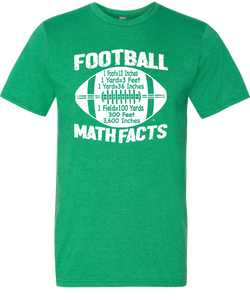 Football Math Facts Tee