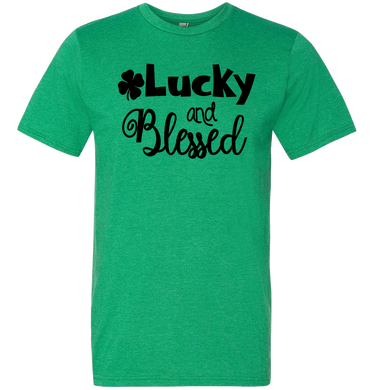 Lucky and Blessed Tee (Size Small Only)