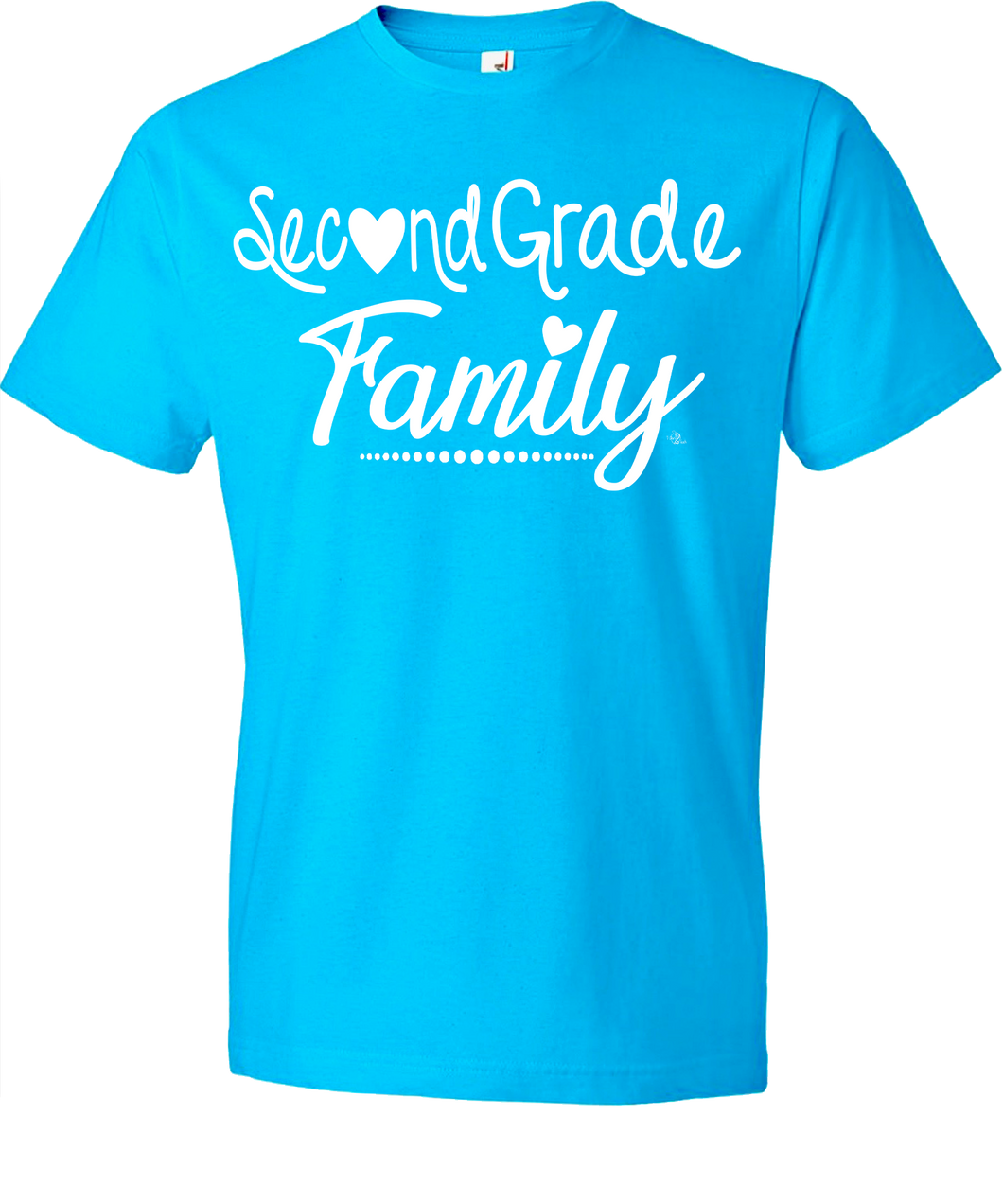 2nd Grade Family Grade Level Tee (ONLY Size Small,Large, XL, 3X)