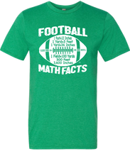 Football Math Facts Tee