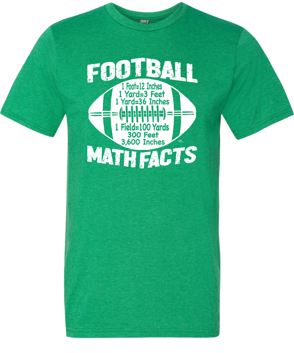 Football Math Facts Tee – T-Shirts2Teach