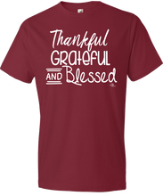 Thankful Grateful and Blessed Tee (ONLY Size Small)