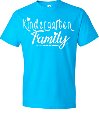 Kindergarten Family Grade Level Tee (ONLY Size Small, 2X, 3X)