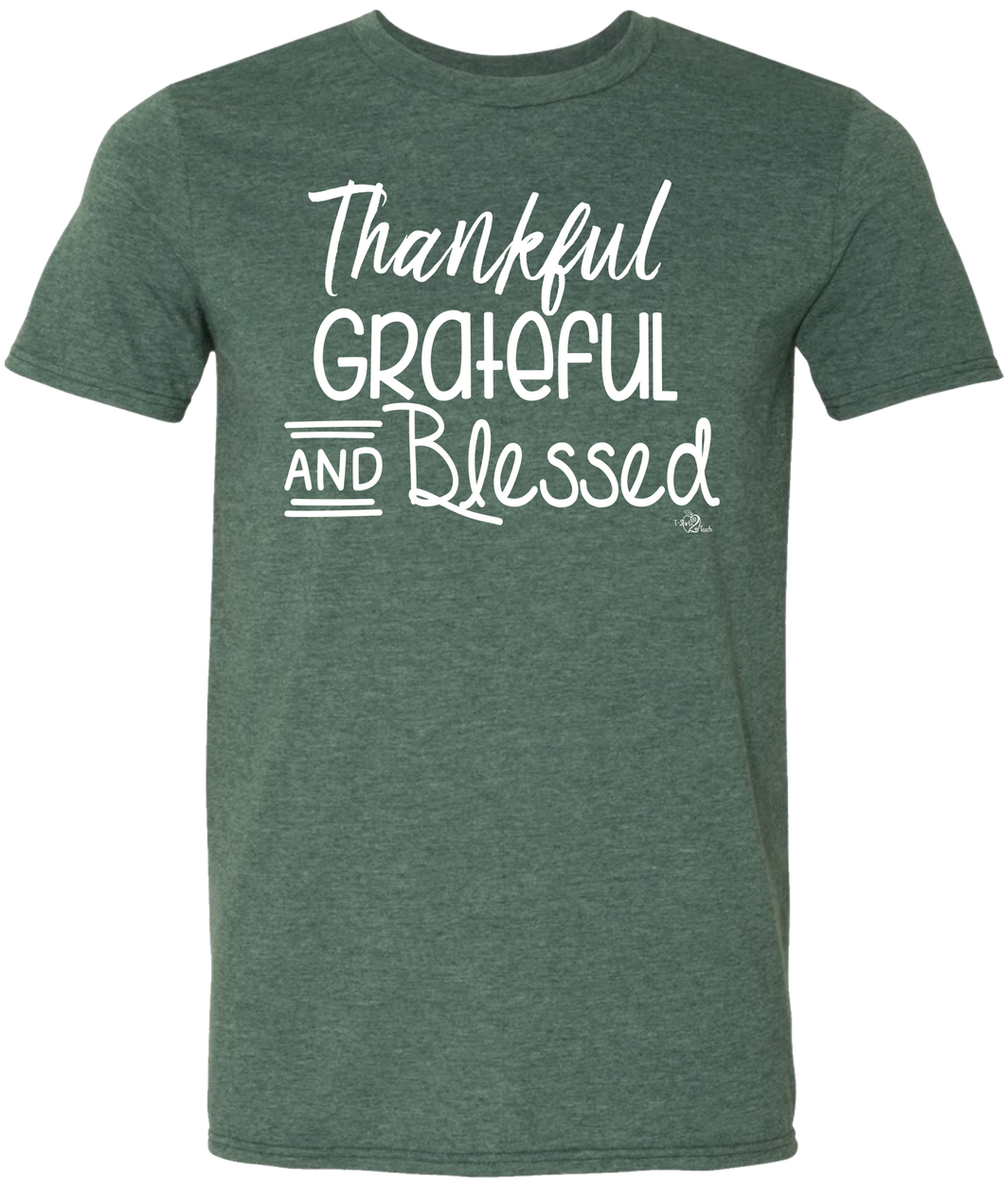 Thankful Grateful and Blessed Tee (ONLY Size Small)