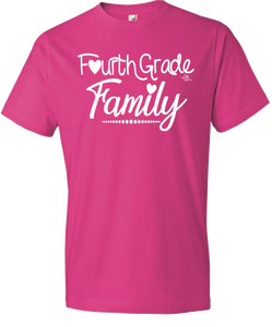 4th Grade Family Grade Level Tee (ONLY Size Small, XL, 2X, 3X)
