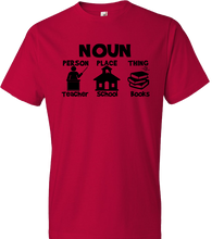 School Nouns Tee (ONLY Size Small, 3X)